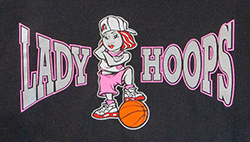 Lady Hoops Girl Printed